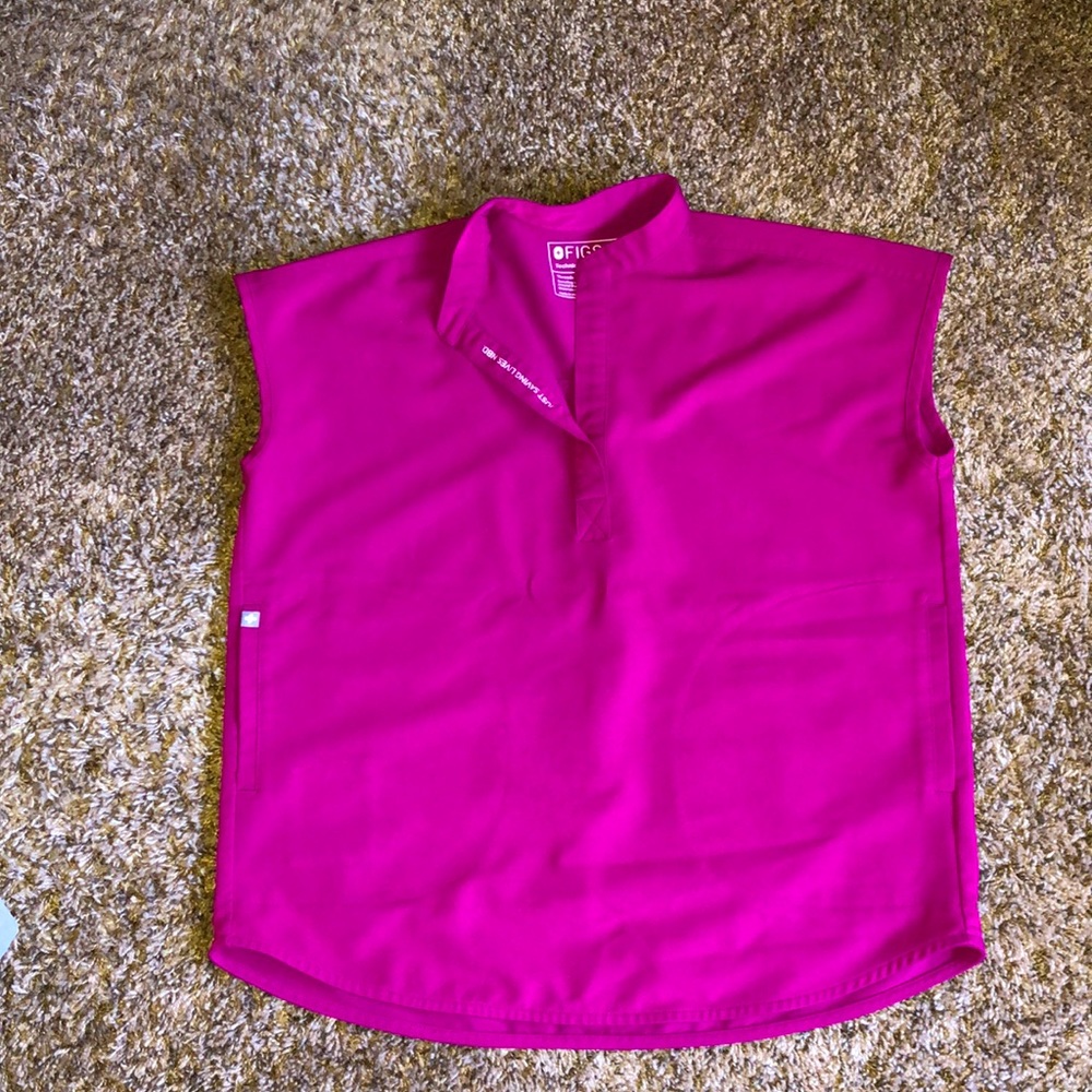 FIGS XXS RAFAELA OVERSIZED SCRUB TOP